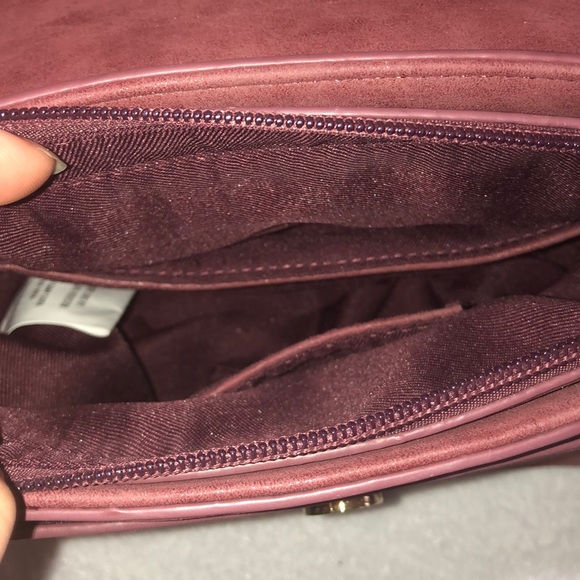 Francesca’s Burgundy Studded Tassel Purse - Picture 5 of 8